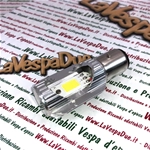 Ampoule LED type BA20D 12 W 8 - 32 Volt 1050 Lumen couleur 6500° k pour VESPA Lambretta Ape et divers 50 125 150 160 180 200