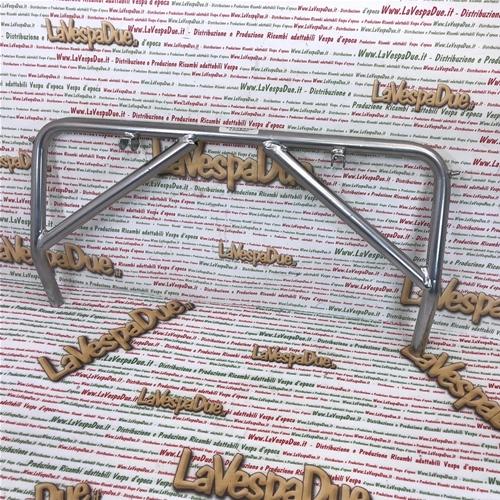 Support gris renforcé pour Vespa Basso 125 (phare bas) de V15 à V33 (1950-1952), adaptable aux modèles 125 VM, VN, 150 VL et Struzzo VB1.
