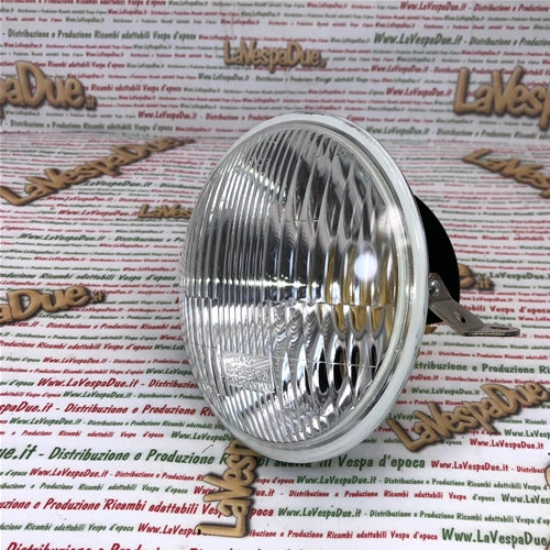 Faro delantero SIEM original con cristal completo para VESPA 80 125 150 200 PX PE ARCOBALENO 125 150 200 completo con portalámparas ro 139616 1R000267 163685