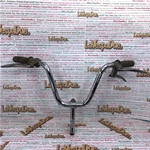 Manubrio completo di entrambi i leveraggi originale piaggio fondo di magazzino per PIAGGIO 50 CIAO seconda serie r.o. 127478