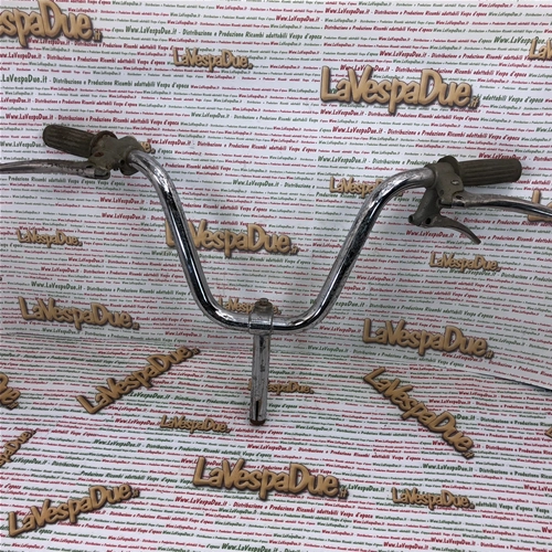 Manillar completo con ambas palancas, original Piaggio, stock de almacén para PIAGGIO 50 CIAO segunda serie ro 127478