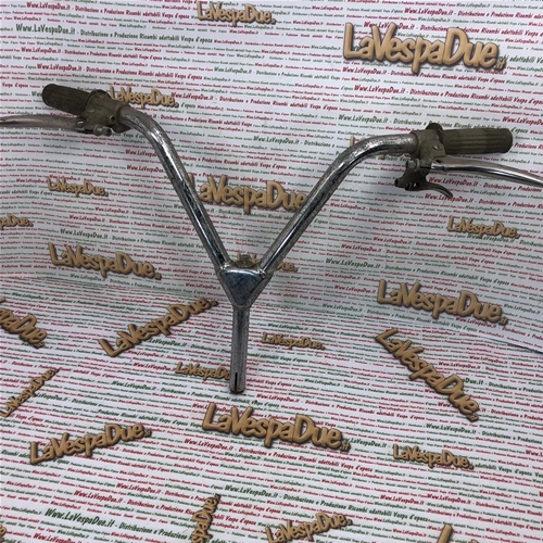 V-handlebar complete with levers original Piaggio stock for PIAGGIO 50 CIAO first series tube diameter 21 mm