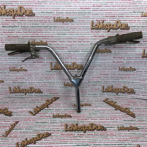 V-handlebar complete with levers original Piaggio stock for PIAGGIO 50 CIAO first series tube diameter 21 mm