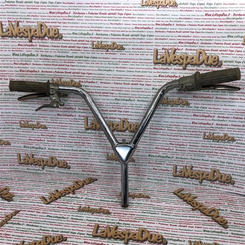 V-handlebar complete with levers original Piaggio stock for PIAGGIO 50 CIAO first series tube diameter 21 mm