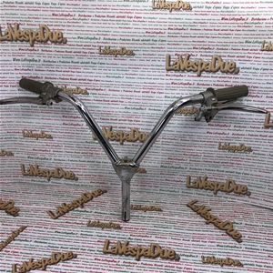 Manillar en V completo con palancas, original Piaggio, para PIAGGIO 50 CIAO primera serie, diámetro del tubo de dirección 22 mm