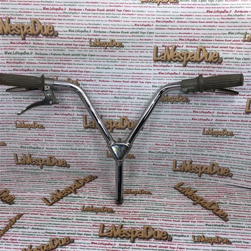 Manillar en V completo con palancas, original Piaggio, para PIAGGIO 50 CIAO primera serie, diámetro del tubo de dirección 22 mm