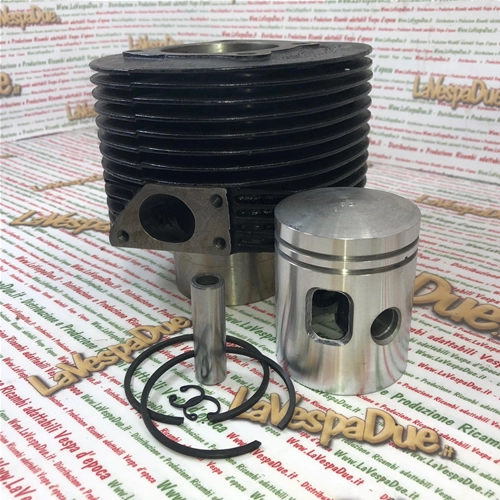 Zylinder- und Kolbensatz aus Gusseisen für VESPA 160 GS VSB Ø 63,8 mm, Bolzen 15 mm