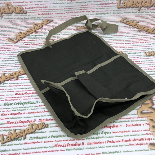 Sacoche souple pour Vespa VNA VNB VBA VBB Faro Basso en toile, produit artisanal italien à partir de 1946