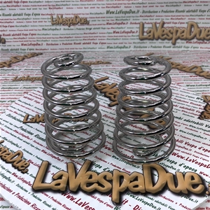 Par de muelles cónicos para faros delanteros bajos de VESPA 125 V1T V15T V30T V33T VU1T Utility VN1T (números de pieza 610276M y 610218M).