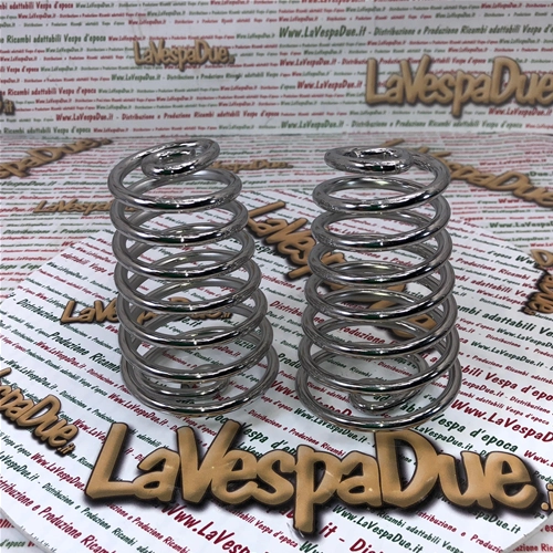 Par de muelles cónicos para faros delanteros bajos de VESPA 125 V1T V15T V30T V33T VU1T Utility VN1T (números de pieza 610276M y 610218M).