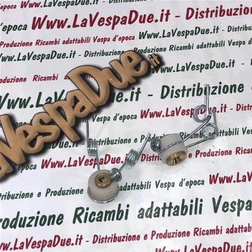 Piastrina molletta contatto elastico per lampadina completa di molletta per fanalino stop posteriore