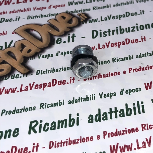 Bulloncino bullone completo di dado per levetta aria tirante starter per VESPA 50 90 125 N L R SPECIAL SS PRIMAVERA ET3 r.o. 078305 kit di montaggio