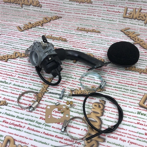 Vespa Faro Basso V30 VM VN VL VB carburetor kit PINASCO 26295023 fuel system Ø 22 125 150