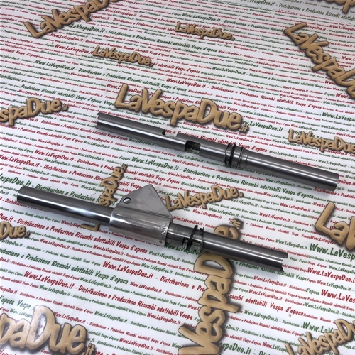 Komplettes Set aus Schalthebel und Gaszugrohr für VESPA 125 VNB, 150 VBB ab 1960, 160 GS, VESPA GS 150 ab 1956 (060544, 060555)