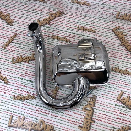 SIP ROAD 2.0 verchromter Expansionsschalldämpfer 24166300 für VESPA PX 80 125 150 PX PE TS VNA VBA SPRINT