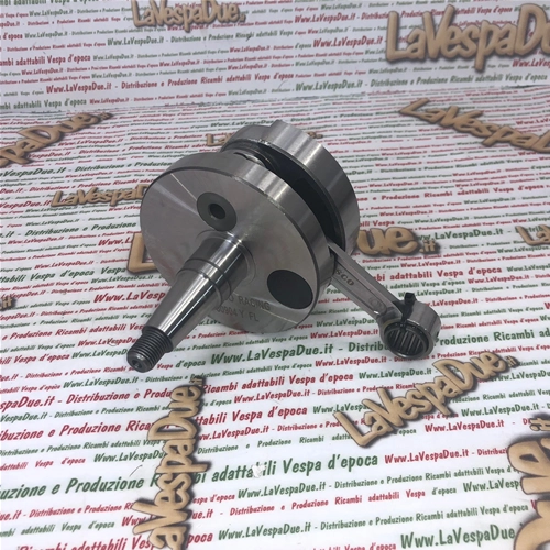 Kurbelwelle PINASCO 25080904, Originalhub 52 mm, Kegel 20 mm, für VESPA PX 125 T5