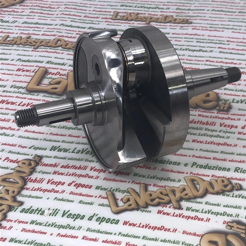 Kurbelwelle PINASCO 25080904, Originalhub 52 mm, Kegel 20 mm, für VESPA PX 125 T5