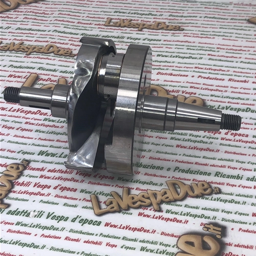 Kurbelwelle PINASCO 25080904, Originalhub 52 mm, Kegel 20 mm, für VESPA PX 125 T5