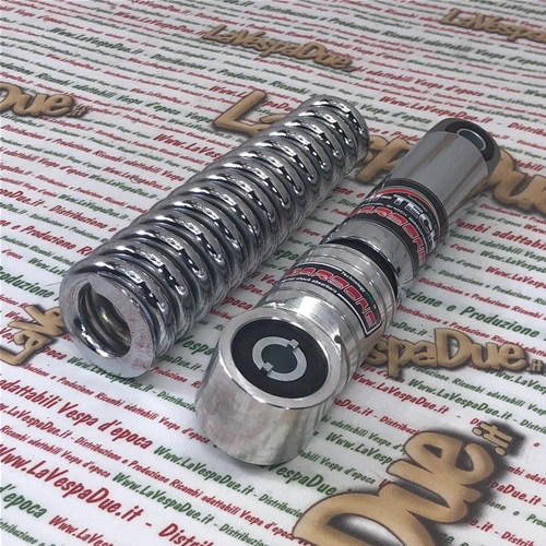 Kit de amortiguador delantero oleoneumático CARBONE HI-TECH con muelle reforzado de 155 mm de longitud para VESPA 125 150 VBB VNB VBA GL VN2T VNA VL1 VL2 VL3