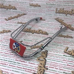 Parachoques perimetral cromado - rojo - para guardabarros VESPA 50 90 125 NLR SPECIAL ET3 PRIMAVERA SUPER