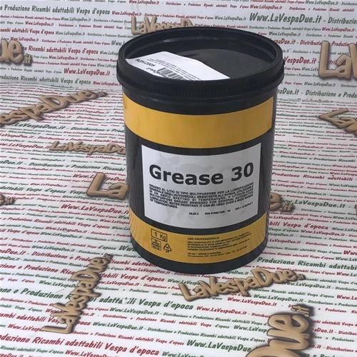 ENI GREASE 30 Lithiumfett, 1-kg-Dose, Mehrzweckfett, geeignet für Radnabenlager, Wasserpumpen, Lichtmaschinen, Anlasser, Fahrgestelle usw. VESPA APE LAMBRETTA
