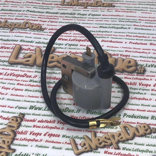 Bobina alta tensione esterna 0.80 OHM C/ST per VESPA 50 90 125 N L R SPECIAL PRIMAVERA ET3 APE P PIAGGIO SI CIAO GRILLO BRAVO r.o. 244114 132299 096013 114457 124830 152735 151931 143062