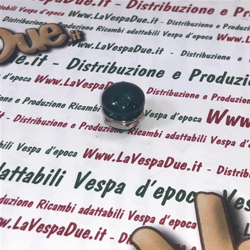 Luz indicadora verde con rosca y tuerca para cuerpo del faro y manillar, adaptable para VESPA VESPA 125 VM2T VN1T VN2T VNA VNB 150 VL3 VB1 VBA