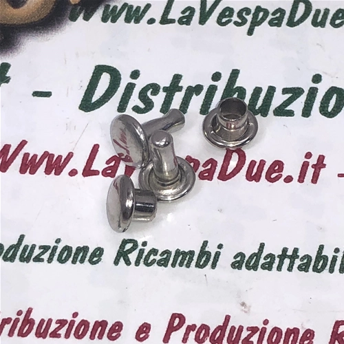 6mm head rivet for fixing plates on the seat cover and hood profiles for Vespa and Lambretta 1 piece