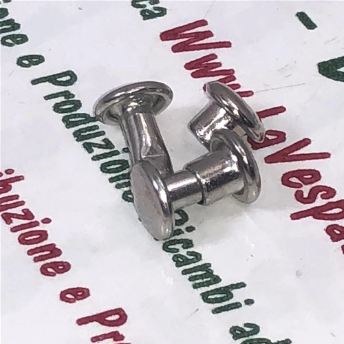 6mm head rivet for fixing plates on the seat cover and hood profiles for Vespa and Lambretta 1 piece