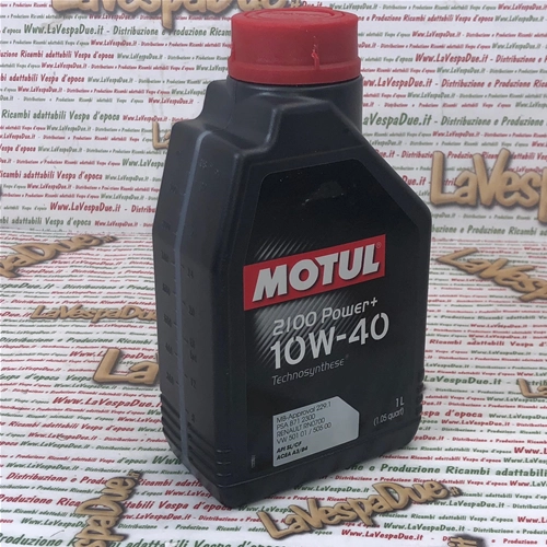 MOTUL 2100 POWER+ 10W40 Motorenöl – Technosynthese-Schmierstoff, entwickelt für Benzin-, Diesel-, LPG- und Turbomotoren