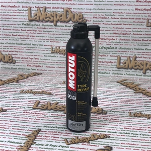 MOTUL TYRE REPAIR INFLATE AND REPAIRS VESPE tyre spray wheel repair 300 ml Instantly repairs and inflates tyres for all SCOOTERS