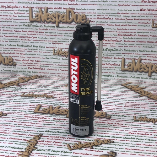 MOTUL TYRE REPAIR INFLATE AND REPAIRS VESPE tyre spray wheel repair 300 ml Instantly repairs and inflates tyres for all SCOOTERS