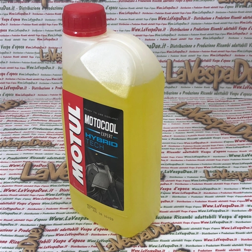 Refrigerante para radiador MOTUL MOTOCOOL EXPERT, 1 litro, listo para usar.