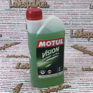 Líquido limpiaparabrisas concentrado MOTUL VISION EXPERT ULTRA apto para todos los sistemas de limpieza de parabrisas y faros, 1 litro, concentrado SUPER LIMPIADOR