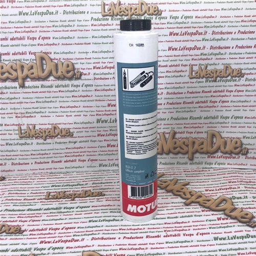 Cartuccia Grasso MOTUL TECH GREASE 300 semi-sintetico TECHNOSYNTHESE al sapone di Litio complesso multiuso per prestazioni molto elevate cartuccia da 400 grammi colore Verde scuro