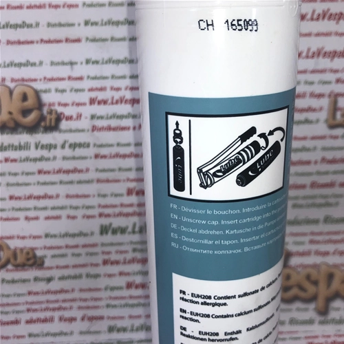 Cartuccia Grasso MOTUL TECH GREASE 300 semi-sintetico TECHNOSYNTHESE al sapone di Litio complesso multiuso per prestazioni molto elevate cartuccia da 400 grammi colore Verde scuro