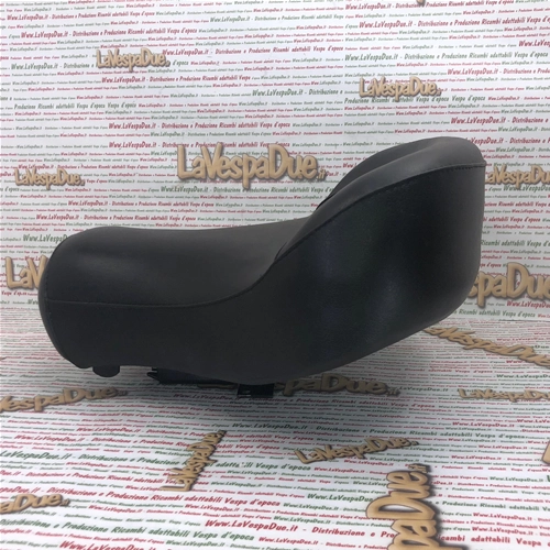 Asiento monoplaza de lujo completo con estructura para VESPA 125 150 160 180 200 PX PE VNB TS GL GT GTR SUPER VBA VBB SPRINT SUPER