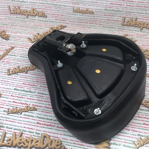 Asiento monoplaza de lujo completo con estructura para VESPA 125 150 160 180 200 PX PE VNB TS GL GT GTR SUPER VBA VBB SPRINT SUPER