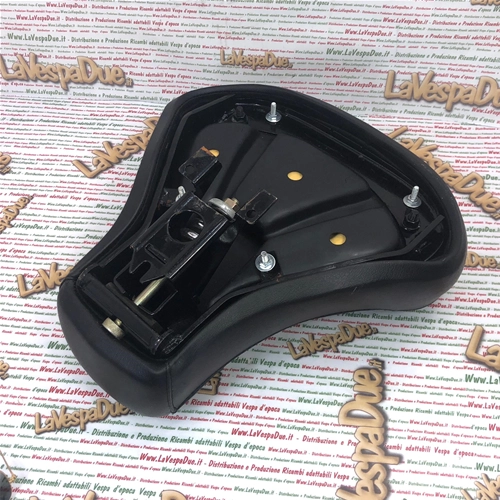 Asiento monoplaza de lujo completo con estructura para VESPA 125 150 160 180 200 PX PE VNB TS GL GT GTR SUPER VBA VBB SPRINT SUPER