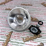 faro Vespa 50 90 SS Super Sprint 125 Primavera 150 Super in vetro con portalampada r.o. 091390 193798 143075 144773