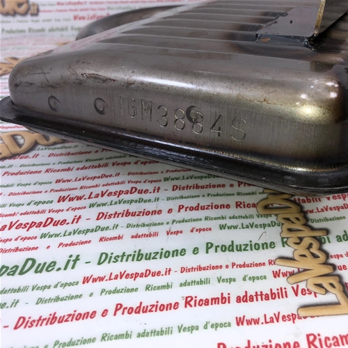 Emaillierter Schalldämpfer mit IGM 3884S (italienisches Produkt, Lagerware) für VESPA 125, 150, SPRINT GT, GTR, VELOCE, SUPER TS (10-Zoll-Felgen)