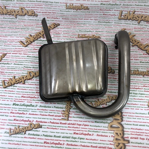Emaillierter Schalldämpfer mit IGM 3884S (italienisches Produkt, Lagerware) für VESPA 125, 150, SPRINT GT, GTR, VELOCE, SUPER TS (10-Zoll-Felgen)
