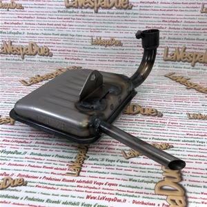 Pot d'échappement émaillé IGM 0112S, produit italien, ancien stock, pour Vespa 125/150 Super Sprint (roues de 8 pouces).