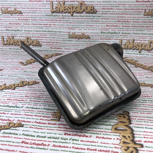 Pot d'échappement émaillé IGM 0112S, produit italien, ancien stock, pour Vespa 125/150 Super Sprint (roues de 8 pouces).