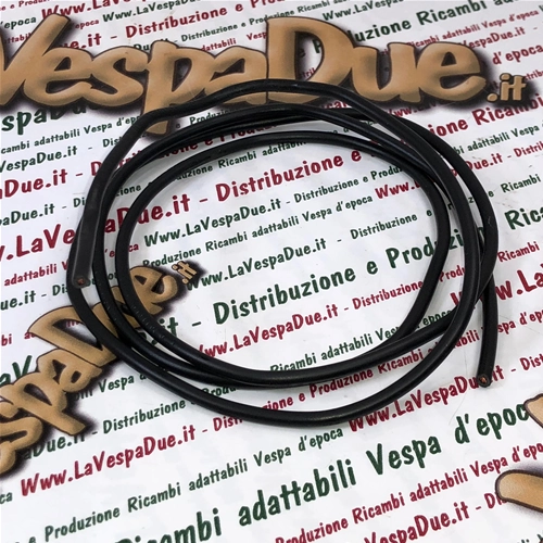 Câble VIPLEX FR/2 noir pour la révision du système électrique et du volant moteur, diamètre 1,5 mm, longueur 100 cm