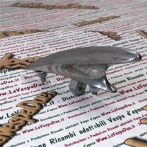 Kotflügel-Emblem, hergestellt in Italien, für Vespa 150 VL1T VL2T VL3T VB1 - VESPA GS 150 VS1T VS2T VS3T VS4T VS5T, Lochabstand 60 mm, ro 023585