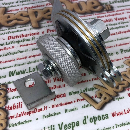 Ammortizzatore supplementare regolabile VESPA 125 V1 V15 VN VM VL V30 Faro Basso Cambio Bacchetta PRODOTTO ITALIANO