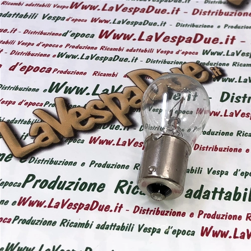 HERT S25 BA15S 12 Volt 15 W BA15S socket single light bulb for VESPA 50 90 NLR SPECIAL ET3 PRIMAVERA single-pole swan stop and headlight lamp
