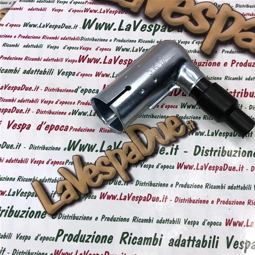 Tapón de bujía metálico con protección antiinterferencias de 5k ohm para VESPA APE LAMBRETTA DUCATI MOTO GUZZI ro 029465