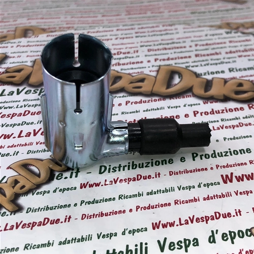Tapón de bujía metálico con protección antiinterferencias de 5k ohm para VESPA APE LAMBRETTA DUCATI MOTO GUZZI ro 029465